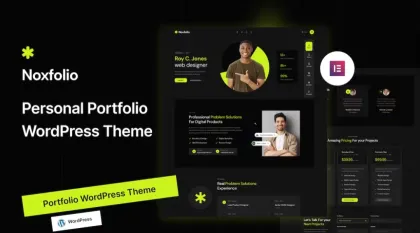 Noxfolio Portfolio Resume WordPress Theme 1.0.1 GPL Theme