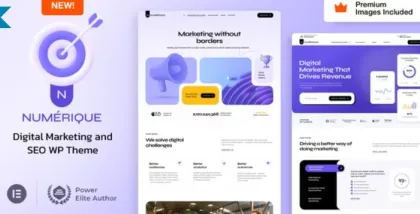 Numérique SEO Digital Marketing WordPress 4.1 GPL Theme