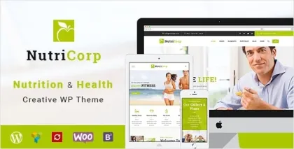 Nutricorp | Nutrition Health Creative WordPress Theme 3.3 GPL Theme
