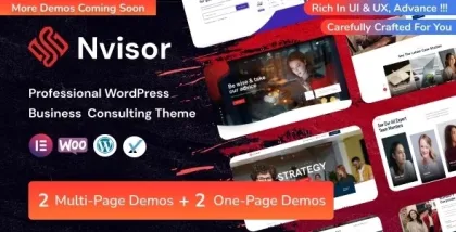 Nvisor Business Consulting WordPress 1.3 GPL Theme