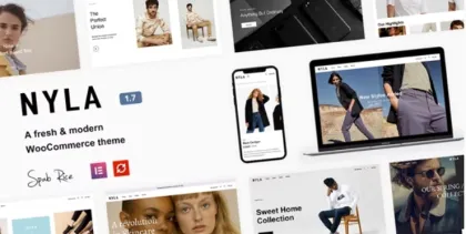Nyla A Fresh Modern WooCommerce Theme 1.7 GPL Theme