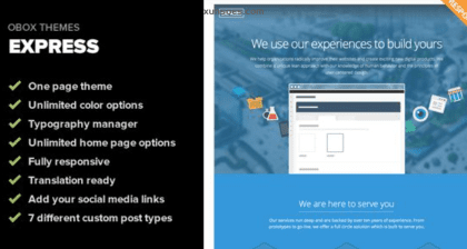 OboxThemes Express WordPress Theme 1.2.2 GPL Theme