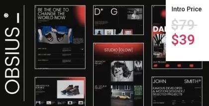 Obsius Creative Agency Theme 1.1 GPL Theme