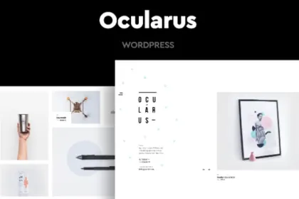 Ocularus Minimal Photography WordPress Theme 1.6 GPL Theme