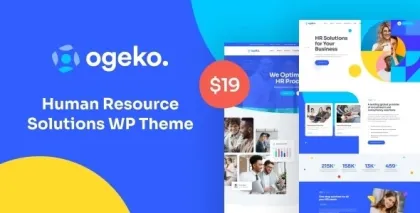 Ogeko Human Resource Solutions WordPress Theme 1.0.2 GPL Theme