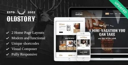 OldStory Whisky Bar | Pub | Restaurant WordPress Theme 1.8 GPL Theme