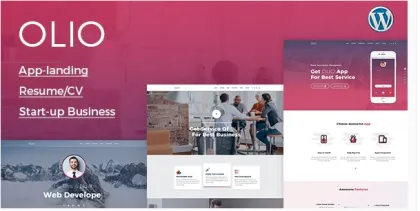 Olio One Page 2.2 GPL Theme