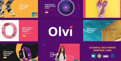 Olvi Creative MultiPurpose WordPress Theme 1.2.1 GPL Theme