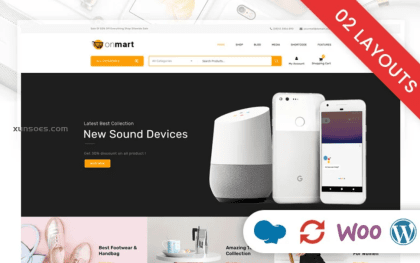 OnMart Multipurpose Store WooCommerce Theme 1.0 GPL Theme