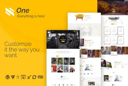 One Business Agency Events WooCommerce Theme 1.3 GPL Theme
