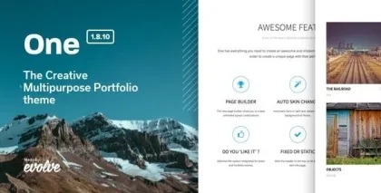 One The Creative Multipurpose Portfolio theme 1.8.10 GPL Theme
