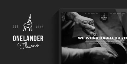 OneLander | Creative Landing Page WordPress Theme 2.4.13 GPL Theme