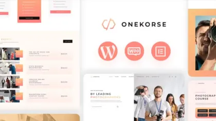 Onekorse – LMS Education Theme 1.0.2 GPL Theme