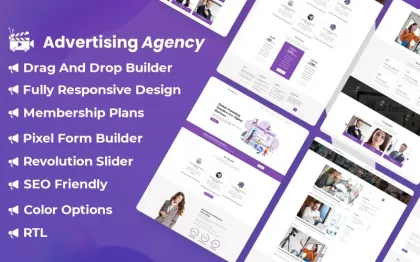 Online Advertising Agency WordPress Theme 1.0.0 GPL Theme