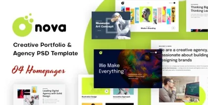 Onovo Creative Portfolio Agency WordPress Theme 1.2.0 GPL Theme