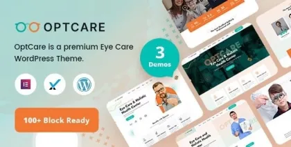 Optcare Eye Care WordPress Theme +RTL 1.0.0 GPL Theme