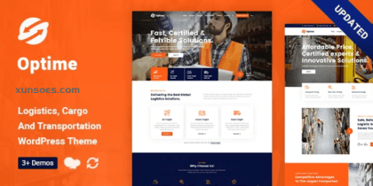 Optime Logistics Transportation WordPress Theme 1.0.2 GPL Theme