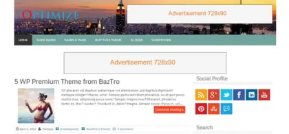 Optimize Pro WP Theme by insertcart 3.2 GPL Theme