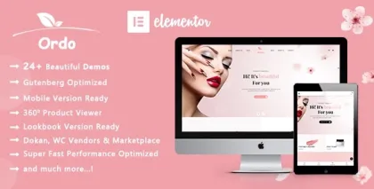 Ordo | Natural Cosmetic WooCommerce WordPress Theme 2.1.0 GPL Theme