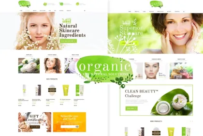 Organic Beauty 1.4.3 GPL Theme