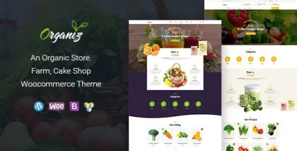 Organiz An Organic Store WooCommerce Theme 2.2 GPL Theme