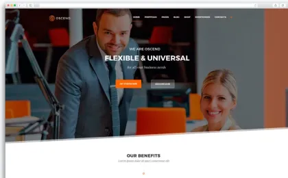 Oscend pluse WordPress Theme 2.3.6 GPL Theme