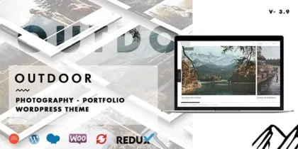 Outdoor Creative Photography / Portfolio WordPress Theme 3.9.7 GPL Theme