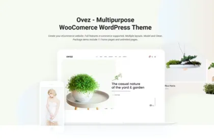 Ovez Modern Multi-Concept WooCommerce Theme 2.0.1 GPL Theme