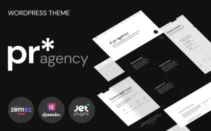 PR Agency PR Agency Elementor-based WordPress Theme 1.0.1 GPL Theme