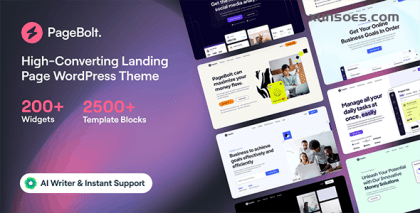 PageBolt Landing Page WordPress Theme 2.0.14 GPL Theme