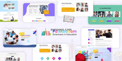Pallikoodam School WordPress Theme 1.9 GPL Theme