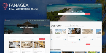 Panagea Hotel and Tours Booking WordPress Theme 1.1.7 GPL Theme