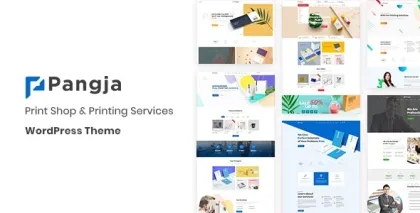 Pangja Print Shop WordPress theme 1.5.0 GPL Theme