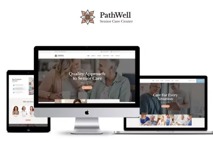 PathWell A Senior Care Hospital WordPress Theme 1.1.10 GPL Theme