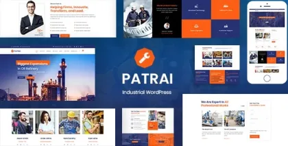 Patrai Industry Industrial Manufacturer 2.1 GPL Theme