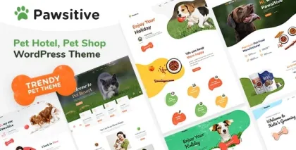 Pawsitive Pet Care Pet Shop 1.2.2 GPL Theme
