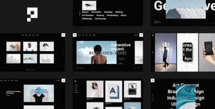 Pearce Portfolio WordPress Theme 1.2 GPL Theme