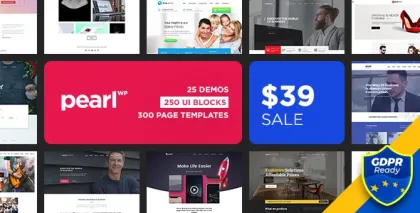 Pearl Multipurpose Corporate Business WordPress Theme 3.4.3 GPL Theme
