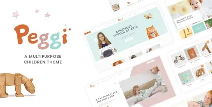 Peggi Multipurpose Children Theme 1.6 GPL Theme