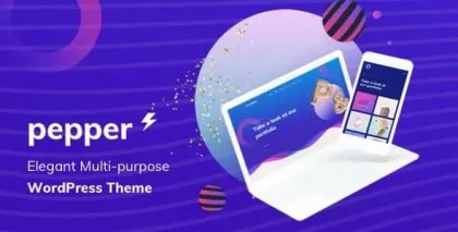 Pepper Elegent Multi Purpose WordPress Theme 1.8 GPL Theme