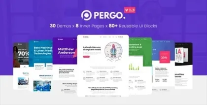 Pergo Multipurpose Landing Page Theme for App, Product, Construction Business Marketing Website 1.8.5 GPL Theme