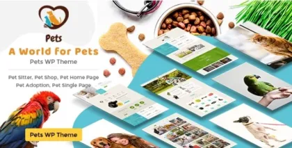 Pet World Dog Care Pet Shop 2.3 GPL Theme