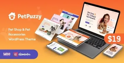 PetPuzzy Pet Shop WooCommerce Theme 1.4.0 GPL Theme