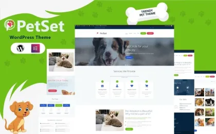 PetSet Elementor WordPress Theme 1.0.0 GPL Theme