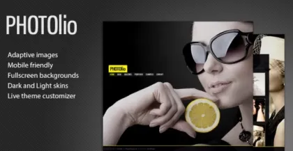 Photolio Photography 2.1.1 GPL Theme
