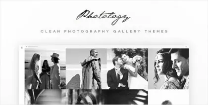 Photology Clean Photography Gallery Themes 1.1.1 GPL Theme