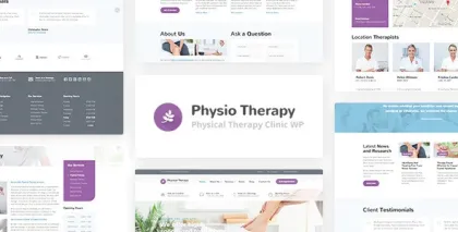 Physio Physical Therapy Medical Clinic WP Theme 2.5.1 GPL Theme