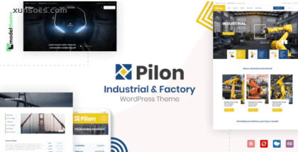 Pilon Industrial Factory WordPress Theme 1.5 GPL Theme