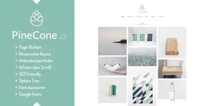 PineCone Creative Portfolio and Blog for Agency 4.5.1 GPL Theme