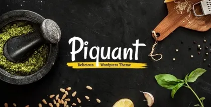 Piquant Restaurant, Bar Café Theme 2.0 GPL Theme
